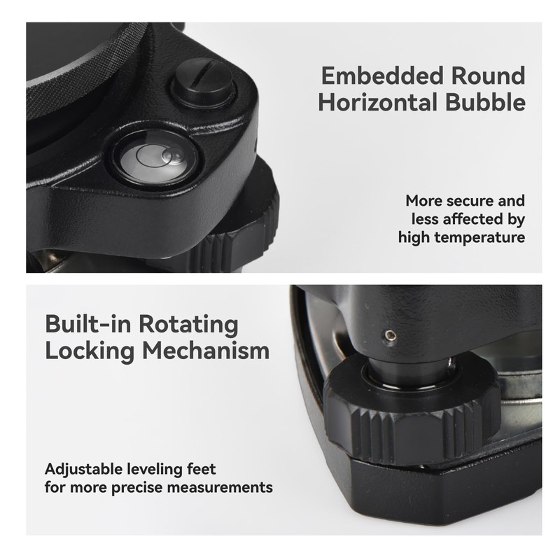 SingularXYZ Universal Tribrach/Base for GPS RTK and Total Station Prisms,