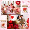 12 Set 17oz Glass Storage Jars with Airtight Lid Retro