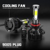 CHUSYYRAY 6000K 6x LED Headlight Fog Light Bulbs For Dodge