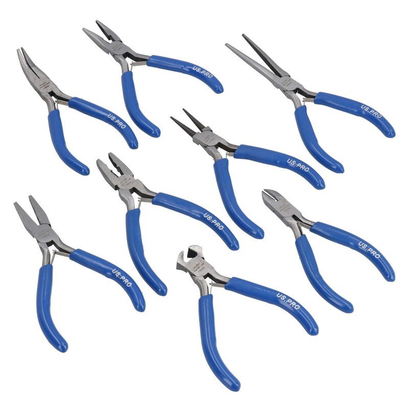 Mini Plier Set Craft Jewellery Making Cutters Long Nose Circlips