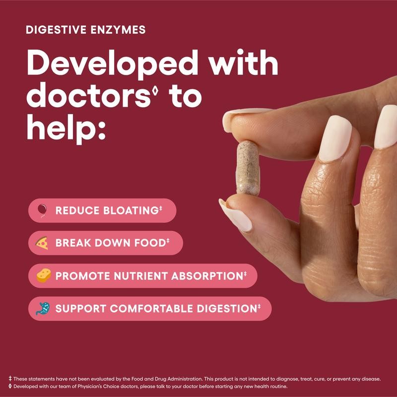 Physician's Choice Women's Health Value Bundle – Digestive Enzymes 180ct