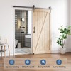 EaseLife 6.7FT Sliding Barn Door Hardware Track Kit & Handle,Big