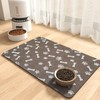 Pet Feeding Mat-Absorbent Dog Food Mat-Dog Mat for Food and
