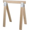 2-Piece Heavy Duty Sawhorse Brackets with 400Lb / 180Kg Capacity