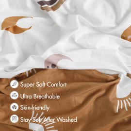 Soarwg Kids Bassinet Sheet, Bassinet Sheets for Baby Boy and Girl, Bassinet Sheet Neutral, Fit for Rectangle, Round, Oval, Hourglass Mattress, Flexible for Different Bassinet Pad/Mattress 2 Pack