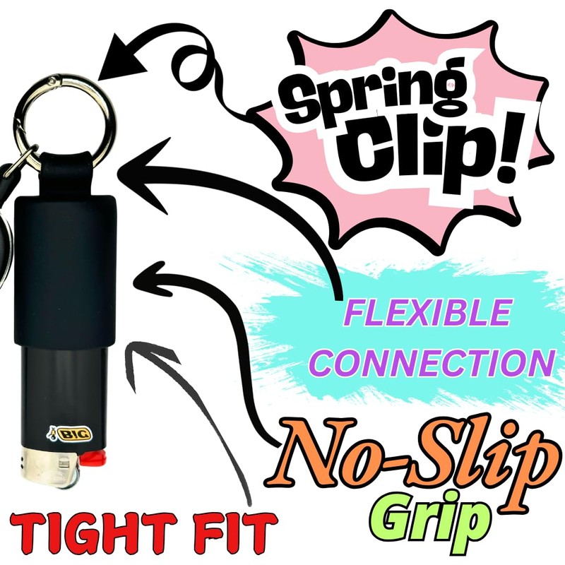 2 Pack of BIC Retractable Lighter Holders for J6 BIC