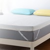 Twin Mattress Topper, 4-Inch Memory Foam Mattress Topper with Bamboo