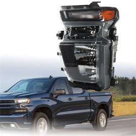 labwork Headlight Assembly Replacement for Chevy Silverado 2500 3500 2020-2023 Headlight LH Set Driver Side