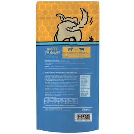 Honey I'm Home, Lung Bites Buffalo Dog Treats, 2 Inches, 3.1 Ounces - All Natural, Free Range, Healthy, Grain Free, Honey Coated & Crispy