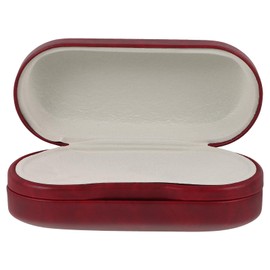Generic Dual Glasses Case Hard Shell Eyeglass Case Protective for 2 Eyeglasses Travel Sunglasses Organizer for Women Men Red, 16.00X7.00X6.00CM