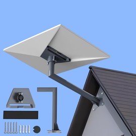 Gen 3 Mount for Starlink, Adjustable Wall /Roof Mounting Kit Compatible with V3 Starlink Standard Dish【Include Gen 3 Pipe Adapter】