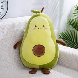 Nicole Knupfer Stuffed Toy Plush Toy Avocado, Cuddly Toy Avocado Cushion Gift for Children/Adults Cushion Soft Toys (W - 30 cm)