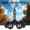 10x25 High Powered Binoculars for Adults, Waterproof Compact Binoculars with