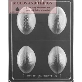 Football Chocolate Candy Mold, 3D Football game chocolate candy mold with © molding Instructions