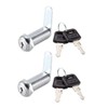 sourcing map Cam Lock 1-1/2" Cylinder Long Cabinet Locks with