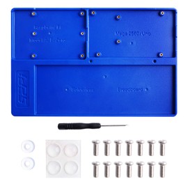 GeeekPi Raspberry Pi 4 Holder ABS Holder Breadboard Holder, 5 in 1 Base Plate Case for Raspberry Pi 4B, 3B+, 3B, 2B, B+, Zero, Zero W (2), Arduino UNO, Arduino Mega 2560 and 400 800 Points Breadboard