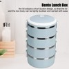 Portable 304 Stainless Steel Bento Lunch Box Thermal Cylinder Lunch