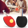 2PCS Table Tennis Rackets Inverted Rubber Paddles with 3 Ping