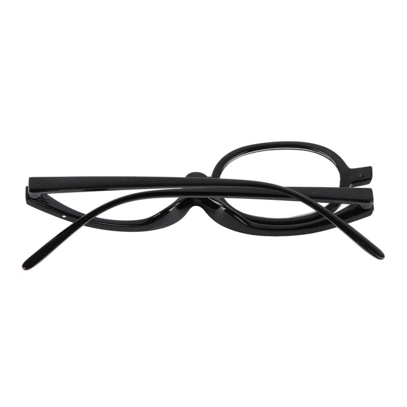 Magnifying Eye Makeup Glasses Women Stylish Flip Down Lens Cosmetic