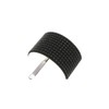 VingTAINE H7306-BK Studded Curved Plate Pony Hook Hair Cuff, Pony