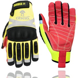 Cestus H2O Attack SX, Swift Water Rescue Gloves, Firefighter Extrication Gloves (Small)