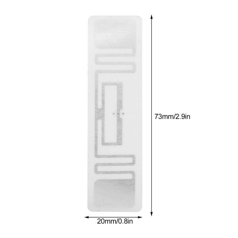 100pcs UHF RFID Labels 860‑960MHz UR108 Chip Reusable Electronic Tag