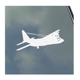 KLO Graphics, C130 Hercules Pilot in Flight Vinyl Sticker Decal Air Force Military Transport Crew Refuel, 6 in x 1 12 in