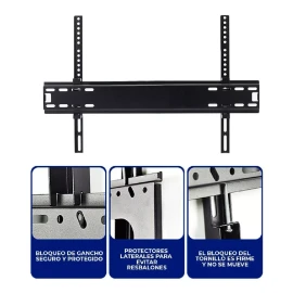 EGTMA Soporte Para Tv Blindado De 26 A 55 Pulgadas 50kg Ajustable