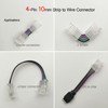 Biantie La 4 Pin Led Strip Connector 10mm RGB Strip