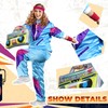 Funnlot 80s Outfit Women Men - 6 Pieces Costume 80s