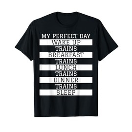 Treni 'My Perfect Day' - Locomotiva divertente amante dei Maglietta