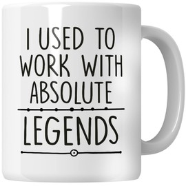 WG - I Used to Work with Legends, Funny Leaving Gifts for Colleagues- Gift for Colleague Leaving Co-Worker