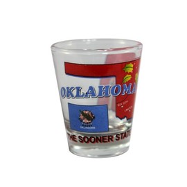 Souvenir Shot Glass - Oklahoma