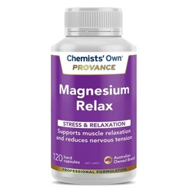Chemists Own Buy Chemists Own Provance Magnesium Relax 120 Capsules Online