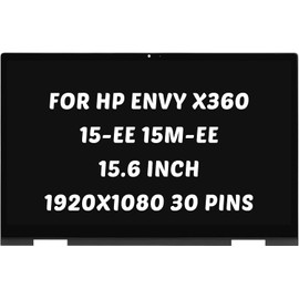 L93181-001 Replacement for HP Envy x360 Convertible 2-in-1 15-ee 15m-ee 15-ee1083cl 15m-ee0013dx 15m-ee0023dx 15-ee0047nr 15-ee1000 15-ee1093cl 15.6" 1920x1080 LED Display LCD Touch Screen Assembly