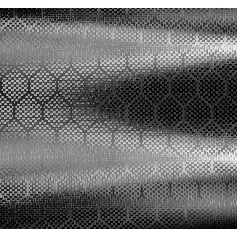 V2 - Envoltura hexagonal de vinilo negro carbono para coche