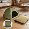 PawComfort Cat Bed Cave – Soft Detachable Cushion for Four
