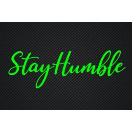 Egl stay humble sticker racing Honda JDM Funny drift car  window decal