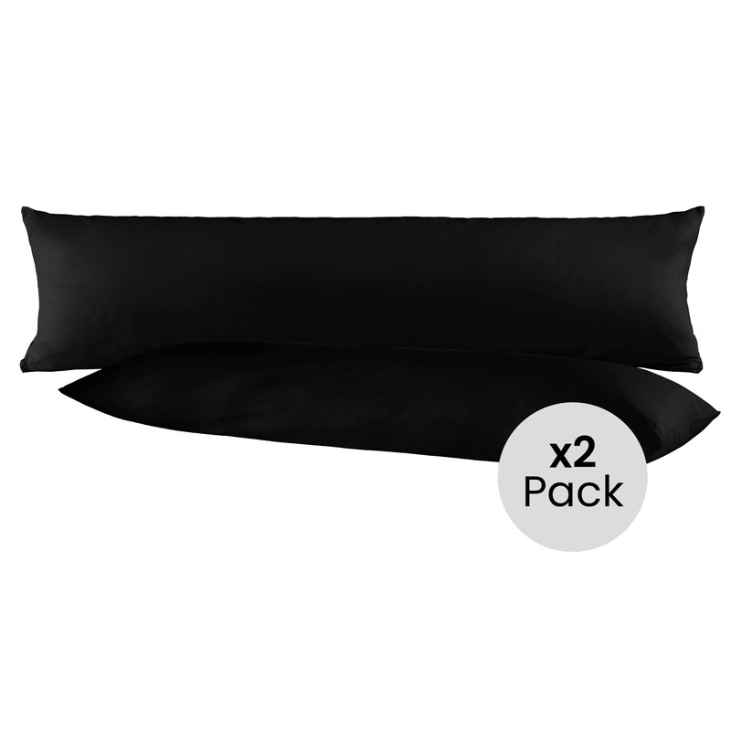 Double Pack Cotton Reinforced Pillowcases For Side Sleeper Pillow -