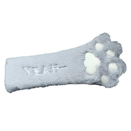 La Cubierta de La Correa del Cinturón de Seguridad del Automóvil, el Cinturón de Seguridad Lindo del Algodón de los PP Cubre el Aspecto Encantador para las Mujeres para el Automóvil (Gris)