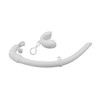 Blue Reef Foldable Snorkel - White
