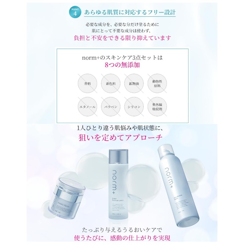 norm+ Lotion, Moisturizing, Hypoallergenic, Gentle EGF Lipigure Hyaluronic Acid, Humanized