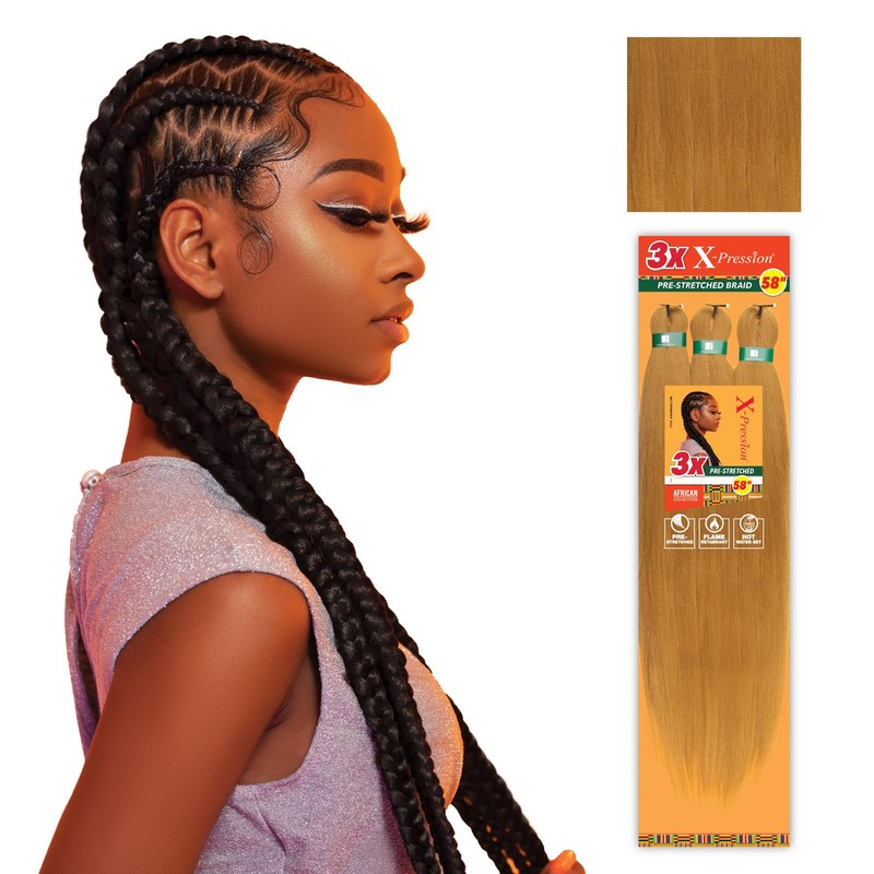 Sensationnel X-pression prestretched braiding hair - 3x braid 58 inch