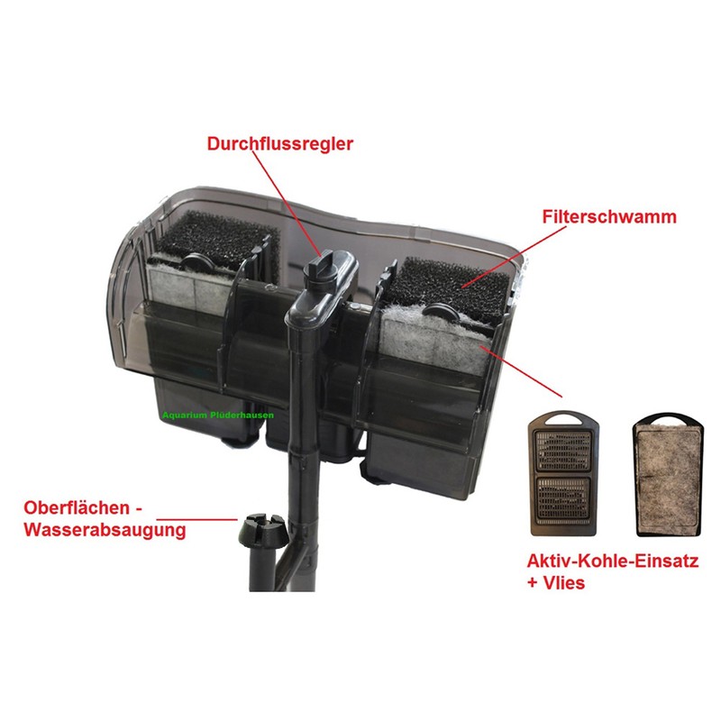Aquarium External Filter Aquarium Hanging Filter Hang On Filter 8