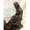 WU Unicorn Studios Jesus Washing His Disciple's Feet Statue Sculpture