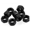 3/8-16" Hex Nuts, Stainless Steel 304 Hex Nut, Black Oxide