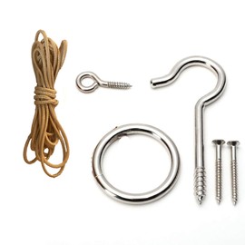 Ring Toss Game for Adults, Ring Toss Game DIY Kit Stainless Steel Hardware