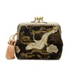 Jan&Dee Silk Grade Crane Painting Buckle Coin Purse