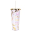 Mary Square Under His Wings Feathers Gold Tone 24 ounce