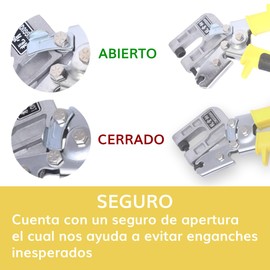 Pinza Drywall Alicate Crimpadora Panel Yeso Union Tablaroca Construcción Engarzadora Esparragos Prensa Punzadora Manual